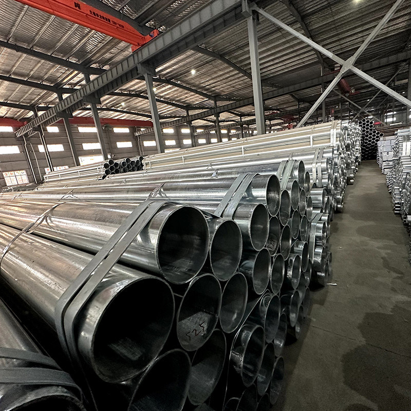 Hot Dipped Galvanized Gi Round Steel Pipes For Borewell 2m 2 Inch