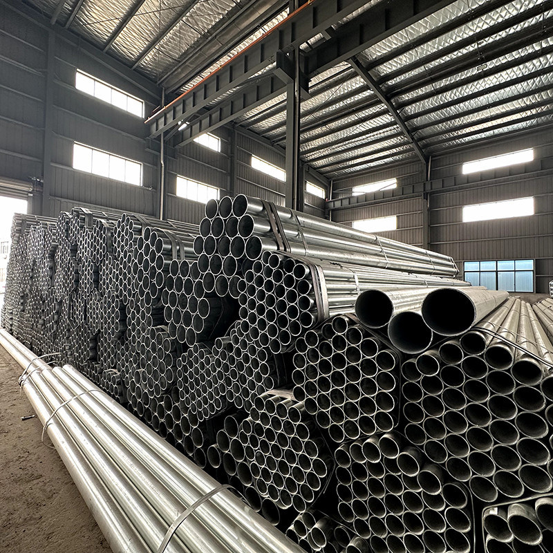 Hot Dipped Galvanized Gi Round Steel Pipes For Borewell 2m 2 Inch